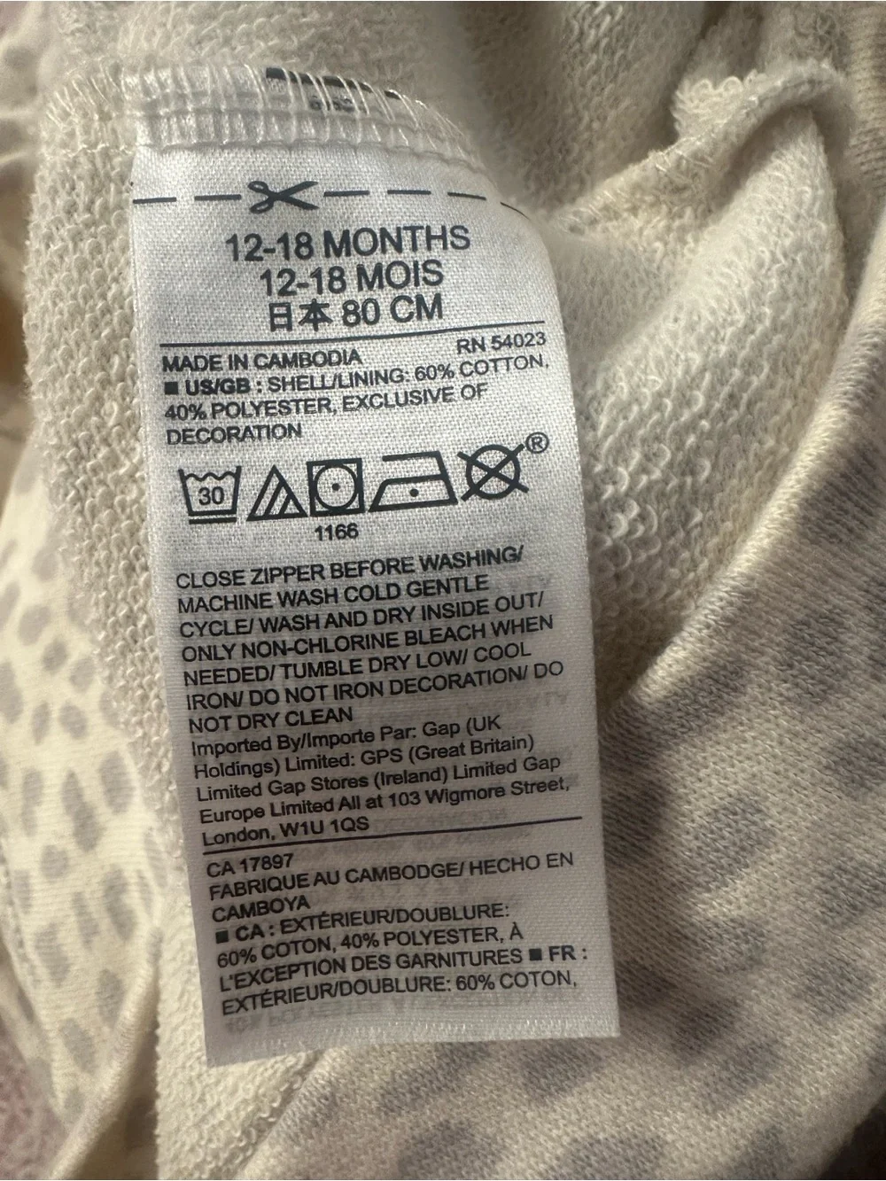 💕 Baby Gap + Cat & Jack Hoodie Bundle 12-18M/18M 🌈